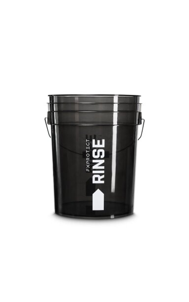 FX Protect Wash Bucket Rinse Black 20 l – detailingo kibiras plovimui FX Protect Wash Bucket Rinse Black 20 l – detailingo kibiras plovimui
