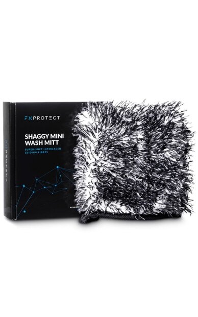 FX Protect Shaggy Mini Wash Mitt – mikropluošto plovimo pirštinė FX Protect Shaggy Mini Wash Mitt – mikropluošto plovimo pirštinė
