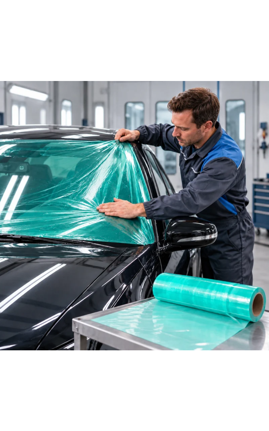GLOSS SAFEWRAP – lipni apsauginė plėvelė automobiliui, 60 cm × 50 m 1