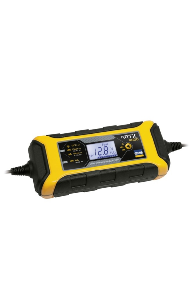 GYS ARTIC 4000 – automatinis 6/12 V 4 A akumuliatorių įkroviklis su LCD ekranu GYS ARTIC 4000 – automatinis 6/12 V 4 A akumuliatorių įkroviklis su LCD ekranu