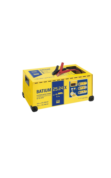 GYS BATIUM 25.24X – automatinis 6/12/24 V akumuliatorių įkroviklis 25 A GYS BATIUM 25.24X – automatinis 6/12/24 V akumuliatorių įkroviklis 25 A