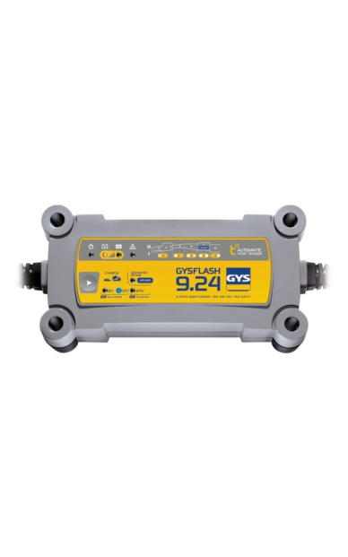 GYS GYSFLASH 9.24 – automatinis 6/12/24 V akumuliatorių įkroviklis 9 A GYS GYSFLASH 9.24 – automatinis 6/12/24 V akumuliatorių įkroviklis 9 A
