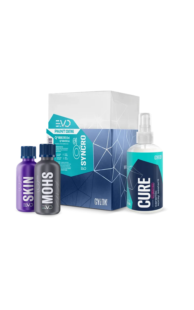 GYEON Q² Syncro EVO 50 ml – dviejų pakopų keraminės dangos rinkinys automobiliui GYEON Q² Syncro EVO 50 ml – dviejų pakopų keraminės dangos rinkinys automobiliui