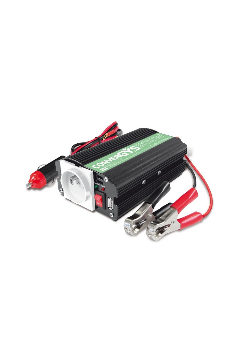 GYS CONVERGYS 300 – 12 V į 230 V įtampos keitiklis 300 W su USB GYS CONVERGYS 300 – 12 V į 230 V įtampos keitiklis 300 W su USB