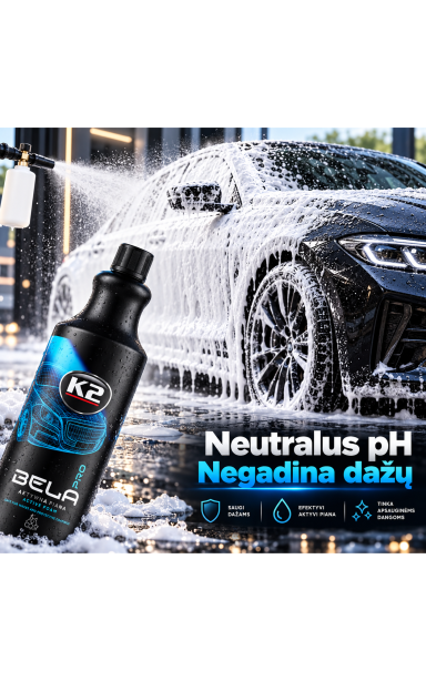 K2 Bela Pro aktyvios putos automobiliui