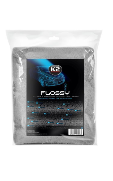 K2 Flossy Pro sausinimo šluostė 60 × 90 cm – 800 GSM