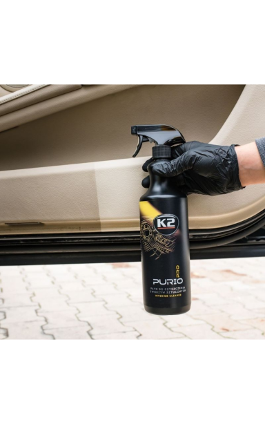 K2 Purio Pro 1 L – salono plastiko, vinilo ir gumos valiklis