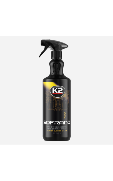 K2 Sofrano Pro 1 L – natūralios odos valiklis ir priežiūros priemonė K2 Sofrano Pro 1 L – natūralios odos valiklis ir priežiūros priemonė