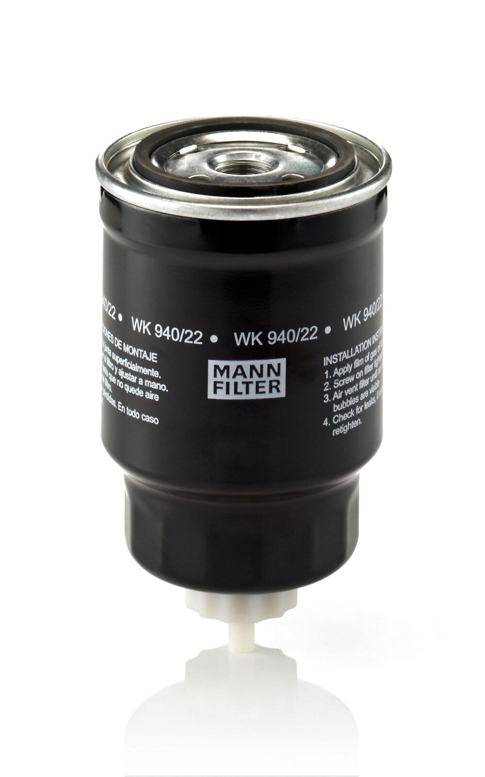 Kuro filtras su vandens atskyrimu MANN-FILTER