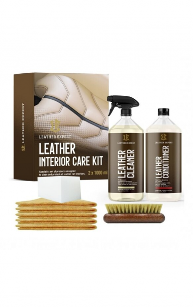 Leather Expert Leather Interior Care Kit 1000ml odos priežiūros rinkinys Leather Expert Leather Interior Care Kit 1000ml odos priežiūros rinkinys