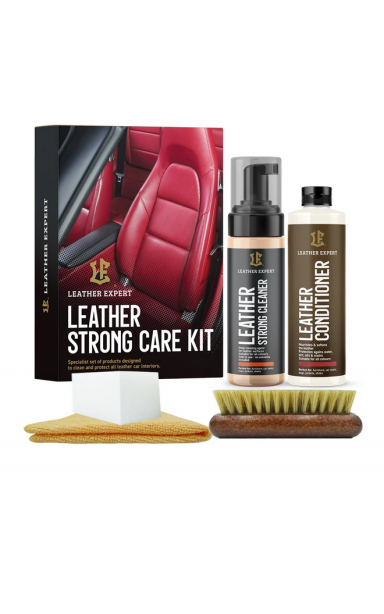 Leather Expert Leather Strong Care Kit odos priežiūros rinkinys Leather Expert Leather Strong Care Kit odos priežiūros rinkinys