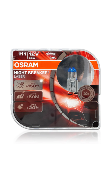 Lemputė H1 12V, 55W, Balta Night Breaker Laser