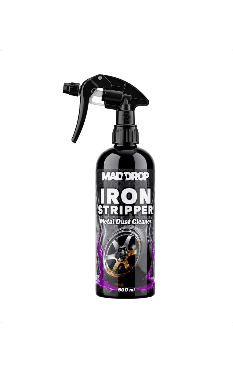 Mad Drop Iron Stripper – metalo dalelių ir stabdžių dulkių valiklis Mad Drop Iron Stripper – metalo dalelių ir stabdžių dulkių valiklis