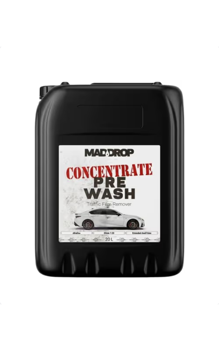 Mad Drop Pre Wash Concentrate – koncentruotas šarminis purvo tirpiklis automobilio pirminiam plovimui 1