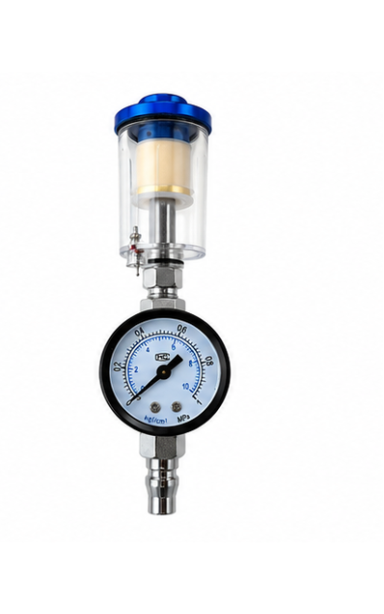 Pneumatinis oro slėgio reguliatorius su manometru ir filtru
