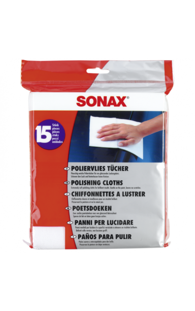 Poliravimo servetėlės SONAX 15vnt Poliravimo servetėlės SONAX 15vnt