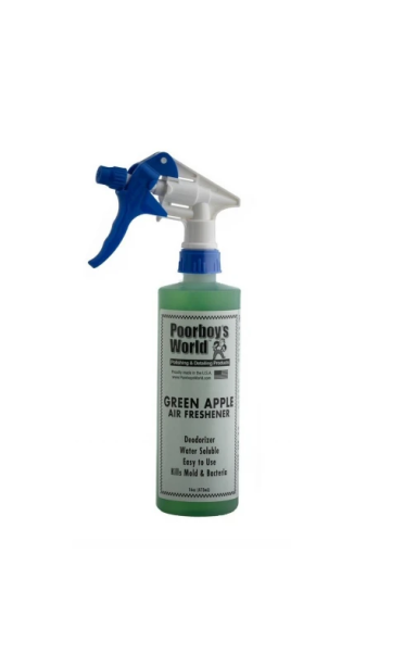 Poorboy's World Air Freshener Green Apple - Oro gaiviklis 473ml Poorboy's World Air Freshener Green Apple - Oro gaiviklis 473ml