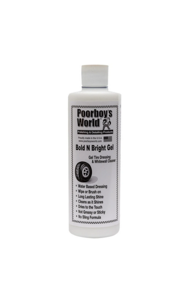 Poorboy's World Bold N Bright Gel padangų juodintojas