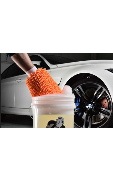 Poorboy's World Chenille Wash Mitt - mikropluošto plovimo pirštinė