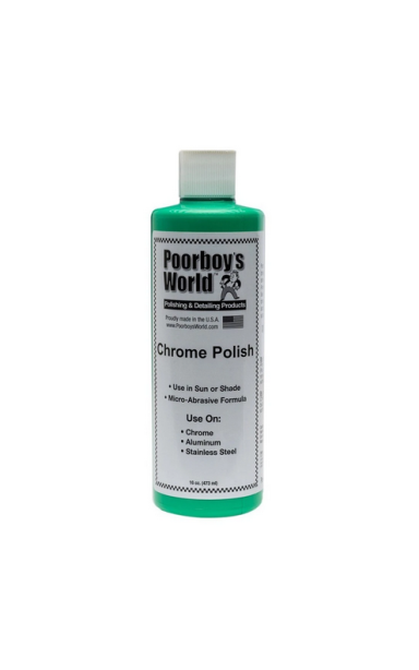 Poorboy's World Chrome Polish - Metalo poliravimo pasta 473ml Poorboy's World Chrome Polish - Metalo poliravimo pasta 473ml