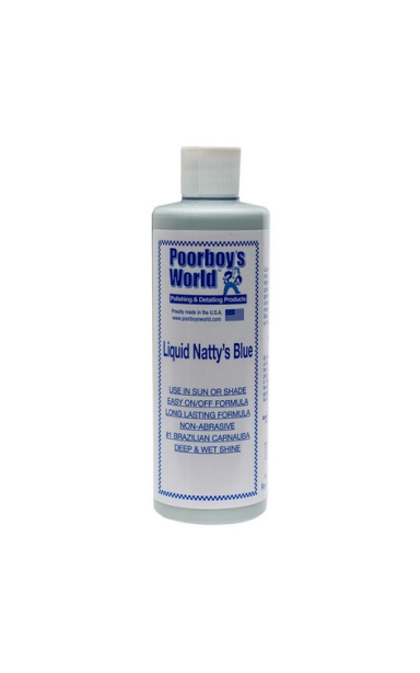 Poorboy's World Natty's Liquid Natty's Blue Wax - skystas vaškas 473ml Poorboy's World Natty's Liquid Natty's Blue Wax - skystas vaškas 473ml