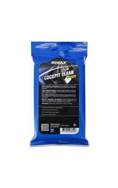 Riwax Cockpit Clean Mat Wipes – salono valymo servetėlės