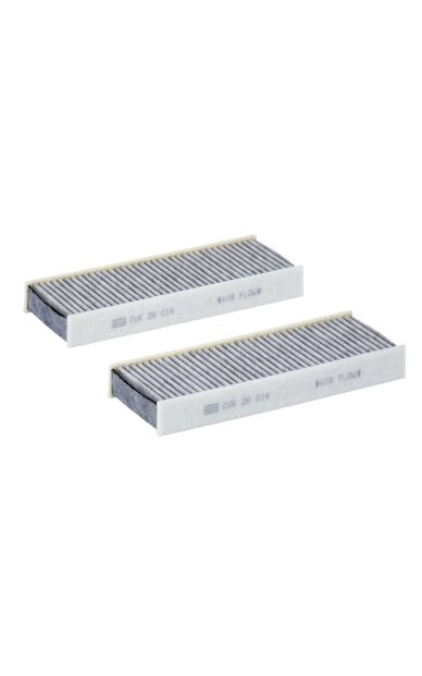 Salono filtro komplektas su aktyvinta anglimi MANN-FILTER Salono filtro komplektas su aktyvinta anglimi MANN-FILTER