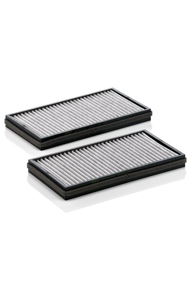 Salono filtro komplektas su aktyvinta anglimi MANN-FILTER Salono filtro komplektas su aktyvinta anglimi MANN-FILTER