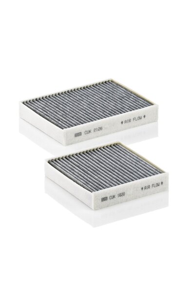 Salono filtro komplektas su aktyvinta anglimi MANN-FILTER Salono filtro komplektas su aktyvinta anglimi MANN-FILTER