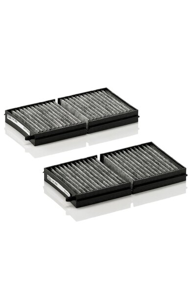 Salono filtro komplektas su aktyvinta anglimi MANN-FILTER Salono filtro komplektas su aktyvinta anglimi MANN-FILTER