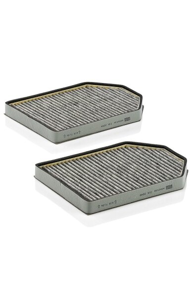 Salono filtro komplektas su aktyvinta anglimi MANN-FILTER Salono filtro komplektas su aktyvinta anglimi MANN-FILTER