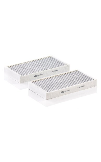 Salono filtro komplektas su aktyvinta anglimi MANN-FILTER Salono filtro komplektas su aktyvinta anglimi MANN-FILTER