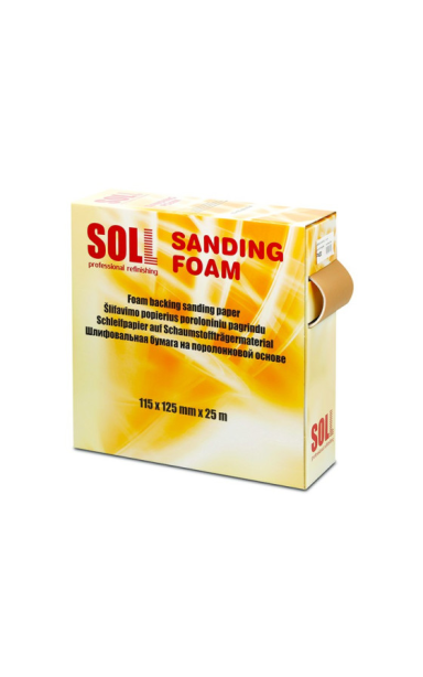 SOLL abrazyvinė šlifavimo kempinė rulone 115 mm × 25 m