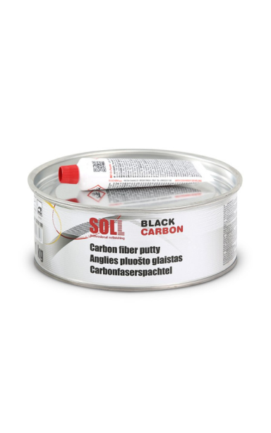 SOLL CARBON BLACK glaistas su anglies pluoštu 1 kg – juodas