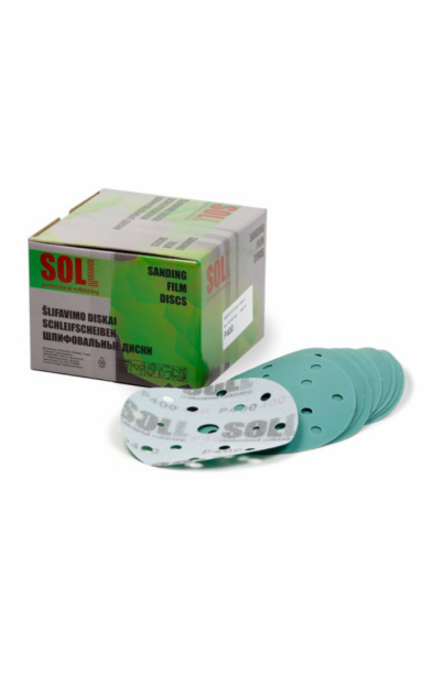 SOLL šlifavimo diskai plastiko pagrindu Ø150 mm, 15 skylių