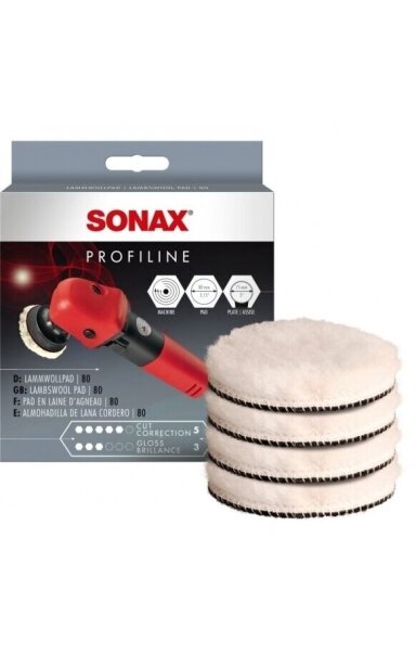 SONAX avikailio poliravimo padas 80 mm