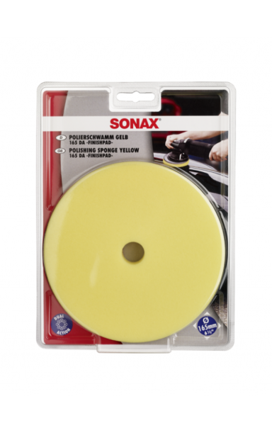 SONAX geltonas poliravimo padas , 165mm SONAX geltonas poliravimo padas , 165mm