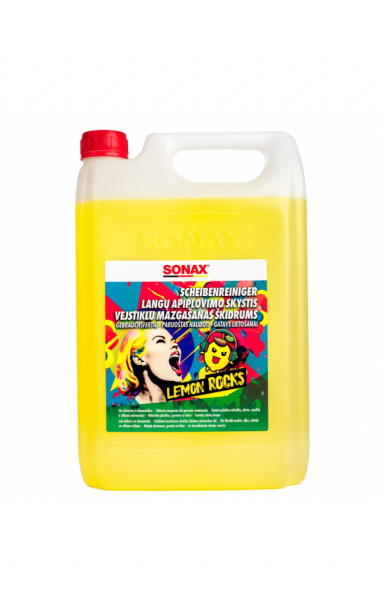 SONAX vasarinis langų apiplovimo skystis Lemon Rocks, 4L