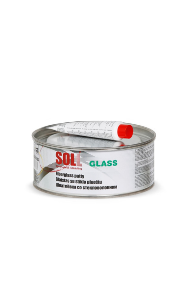 SOLL GLASS glaistas su stiklo pluoštu 1 kg – žalias SOLL GLASS glaistas su stiklo pluoštu 1 kg – žalias