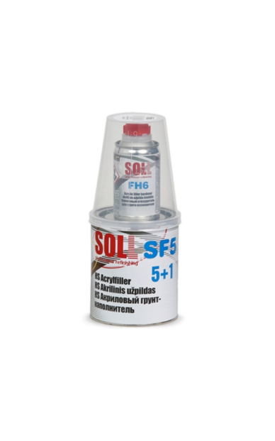 SOLL SF5 HS 5:1 Akrilinis gruntas, tamsiai pilkas 0.9ltr SOLL SF5 HS 5:1 Akrilinis gruntas, tamsiai pilkas 0.9ltr