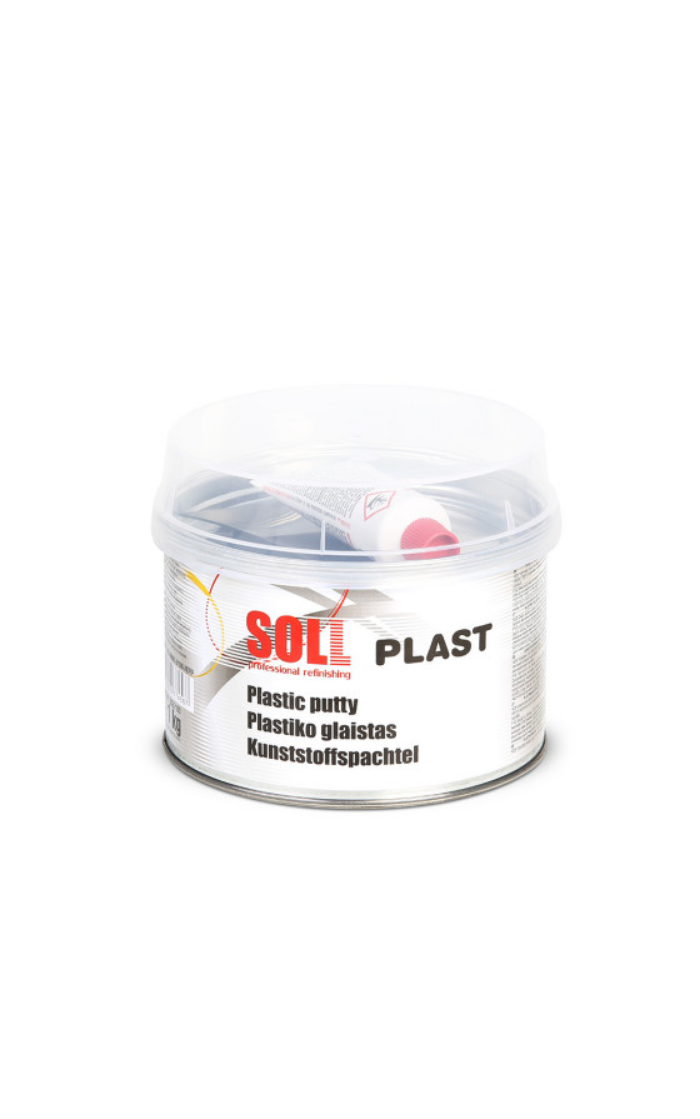 SOLL PLAST Glaistas plastmasėms, spalva tamsiai pilka 1kg SOLL PLAST Glaistas plastmasėms, spalva tamsiai pilka 1kg