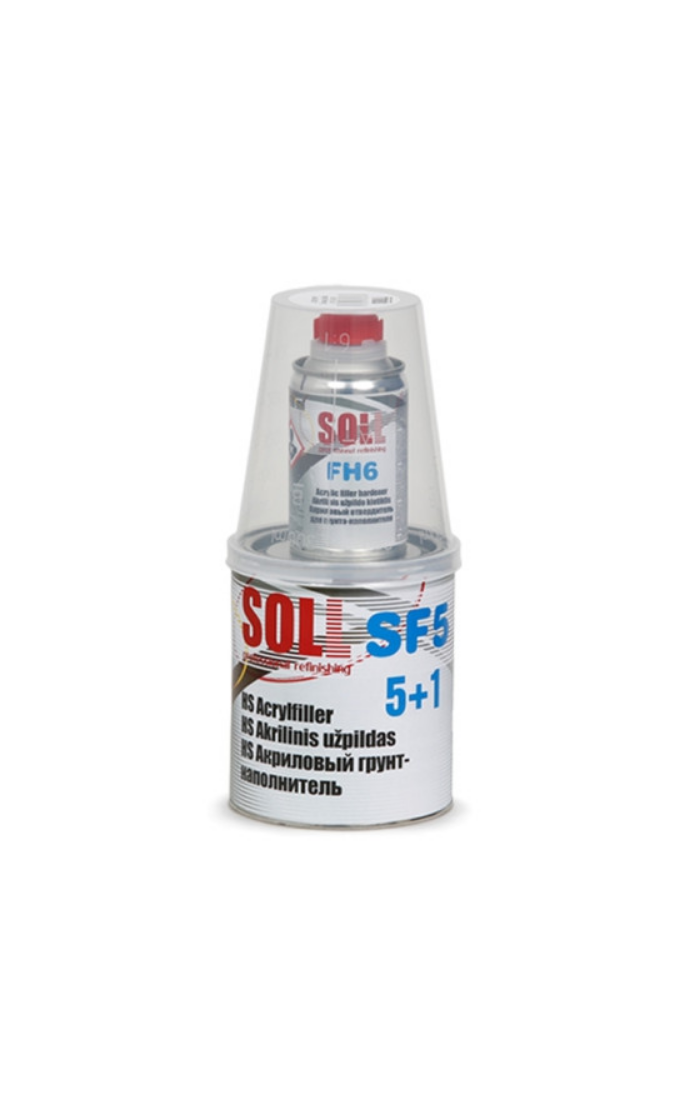 SOLL SF5 HS 5:1 Akrilinis gruntas, tamsiai pilkas 0.9ltr SOLL SF5 HS 5:1 Akrilinis gruntas, tamsiai pilkas 0.9ltr