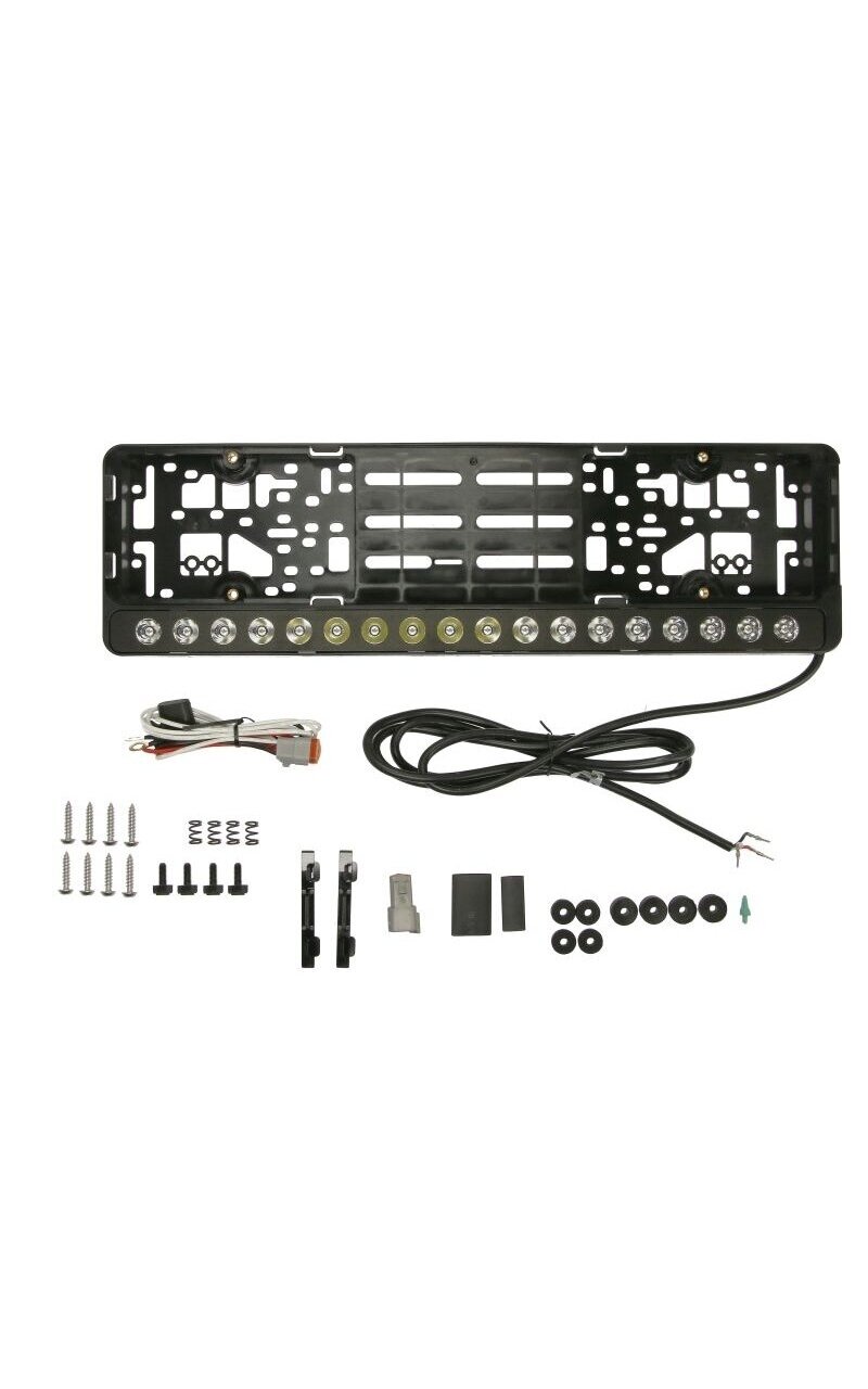 Strands Nuuk E-Line Black LED Bar 20" – papildomas LED žibintas su numerio laikikliu Strands Nuuk E-Line Black LED Bar 20" – papildomas LED žibintas su numerio laikikliu