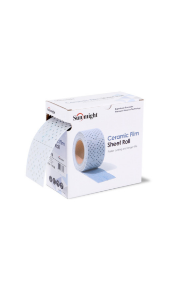 SUNMIGHT Ceramic Film perforuota keraminė šlifavimo juosta 70 mm × 12 m