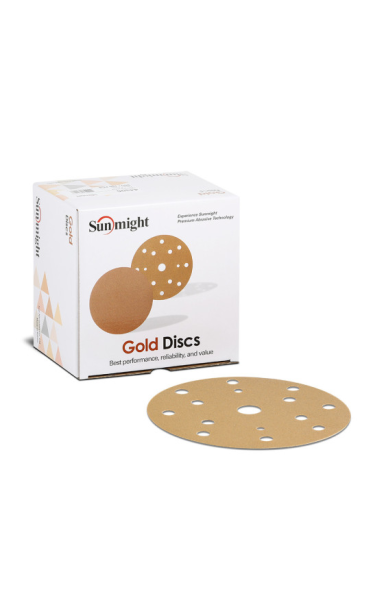 SUNMIGHT Gold šlifavimo diskai Ø150 mm, 15 skylių