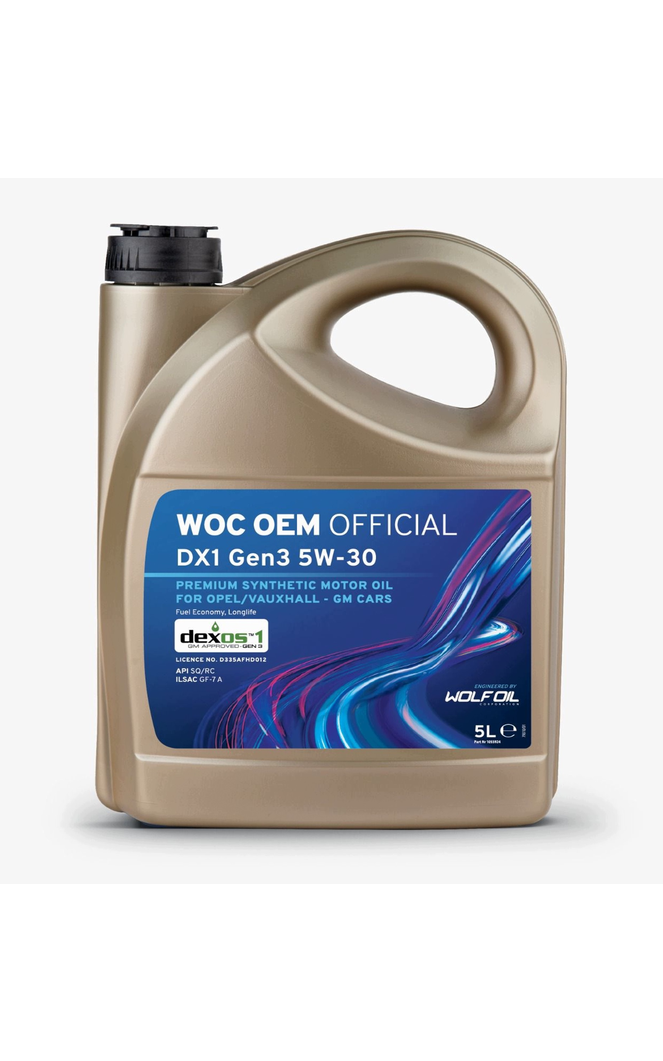 Variklių alyva 5W30 GM DEXOS1 GEN3 5L