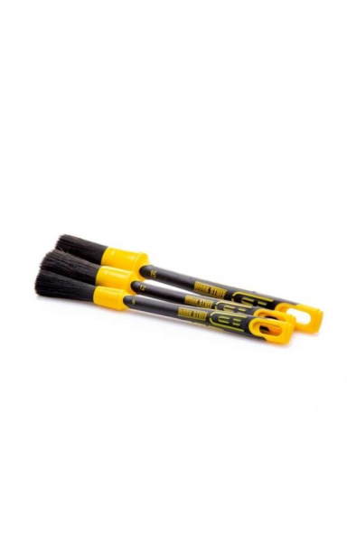 WORK STUFF Detailing Brush Rubber Black - detailingo šepetėlis
