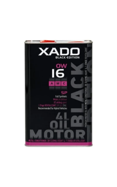 XADO Atomic Oil 0W-16 SP AMC Black Edition – sintetinė variklio alyva XADO Atomic Oil 0W-16 SP AMC Black Edition – sintetinė variklio alyva